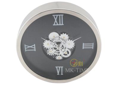 China Round 14 Inch Wall Clock , Metal Gear Wall Clock for sale