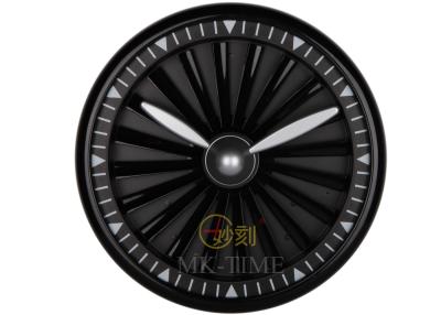 China Rotary Mute Gear Wall Clock , 14 inch Airplane Decorative Wall Clocks good sale in European market for sale