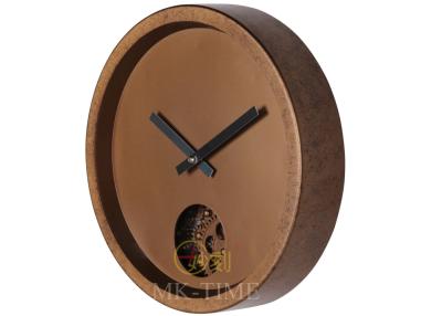 China hot sale Household Art Gear Wall Clock , Simple Clocks With Single Eye . for sale