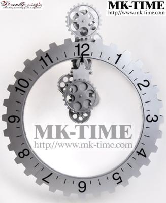 China Customized OEM European Big Gear Wall Clock For Hanging Crafts And Gifts for sale