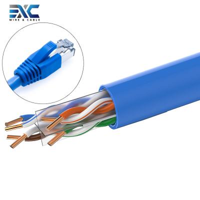 China Ethernet Lan Cat 6 Cat6A UTP RG45 Network Bare Pure Copper Cable for Networking and Router Data Centers Computer EXC-Cat6-UTP for sale