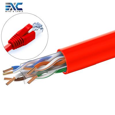 China Cat6 RG45 Network Ethernet Lan Cat 6A UTP Pure Bare Copper Cable for Networking and Router Data Centers Computer EXC-Cat6-UTP for sale