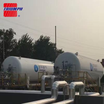 China Industry 100M3 LNG/LOX/LIN Cryogenic storage tank/LNG gasification station for sale