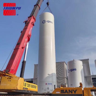 China Industry Liquid Oxygen/Nitrogen/Argon/LNG Cryogenic Storage Gas Tank for sale