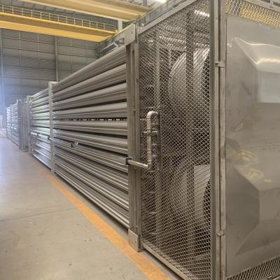 China Industry 7500Nm3/h Ambient Air Evaporator With Top Fan for sale