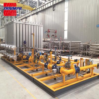 China Industry 1000Nm3/h cylinder group integrated skid pressure regulating skid for sale