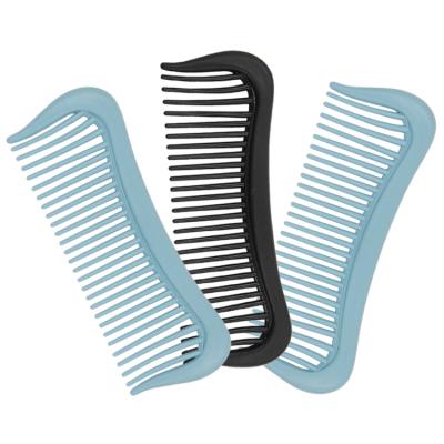 China Salon Customized Plastic Modern Piano Shape Styling Cutting Wide Tooth Hair Trimmer Combs for sale