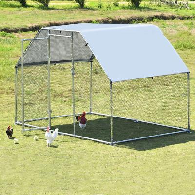 China Large Breathable Backyard Hen House Chicken House Metal Chicken Cage for sale