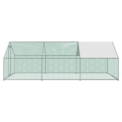 China Breathable Wire Mesh Chicken Run Cage 3m x 2m Walk In Cage For Rabbit Ducks Hens Poultry for sale