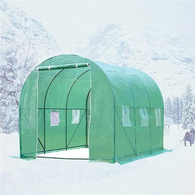 China Agriculture Garden Farming Vegetables Backyard Walking In Tunnel Greenhouse Growing Tent for sale