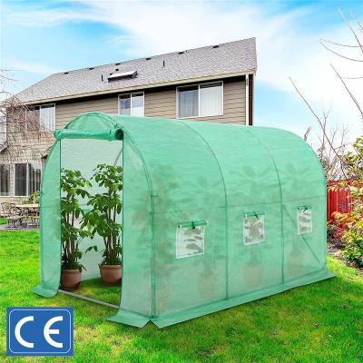 China Garden Agriculture Vegetables Backyard Tunnel Greenhouse Plant Tent Easily Assembled Growing Tent for sale