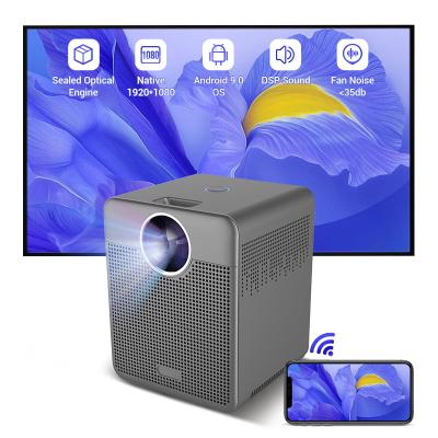 China Pico Hotack Newest T03 Full HD LCD Video Projector 1080p Smart Phone Mini Big Screen Beamer Home Theater Projector for sale