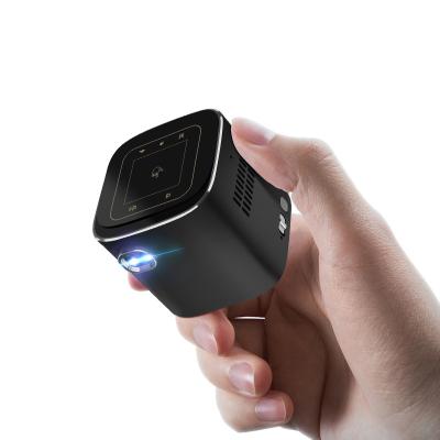 China Portable Wireless Movie Factory Supply Pico HOTACK Mini Smart Projector 4K DLP Android Phone Pico Cube LED Short Throw Projectors for sale