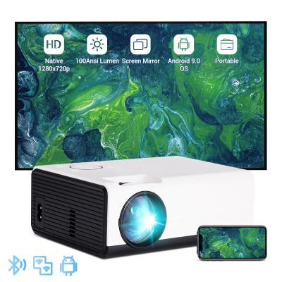 China Pico Factory mini outdoor chargeable pico beamer hotack T01A 15000 lumens battery projector for home kids hd 720p android projectors for sale