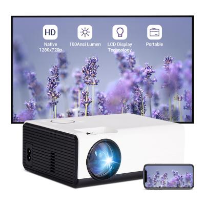 China Pico LCD Projector with Portable Mini Size Led Home Theater 80 ANSI Lumens Smart Beamer Projectors for sale