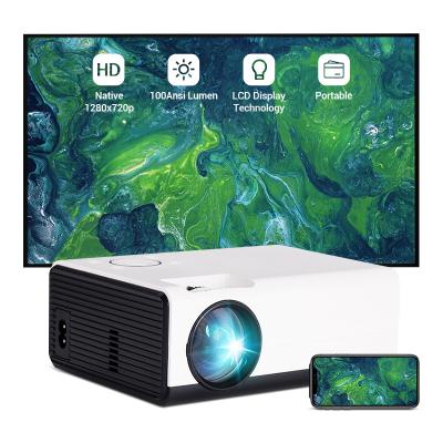 China Pico Wholesale mini size version lcd projector base display led for business travel home theater projectors for sale