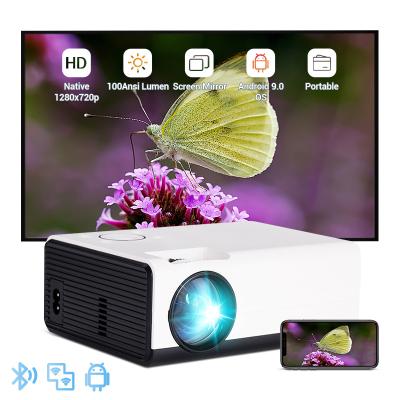 China Pico Wholesale Mini Size LCD Projector Display Led For Business Travel With Android 9 System Home Theater Projectors for sale