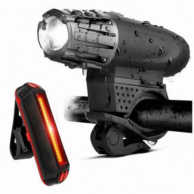 China Factory Supply Nice Price Set Rechargeable Bicycle Lamp Led Bicycle Light Headlight for sale