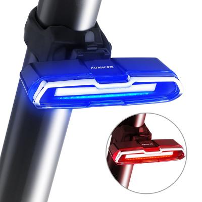 China Portable Plastic Rear Tail Safety Tail Light LED Bicycle Warning Recycling Light, USB Style Rechargeable or Battery Style Hot for sale