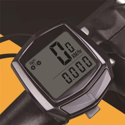 China Bike Waterproof Computer Recycling Computers Bicycle Tachometer Wired Stopwatch Odometer Waterproof LCD Display Black Backlight XSN069 for sale