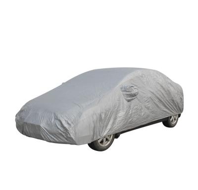 China Water Resistant Customize Size Dustproof Car Cover Sun Rain Windproof Protective Waterproof Outdoor Parking for sale