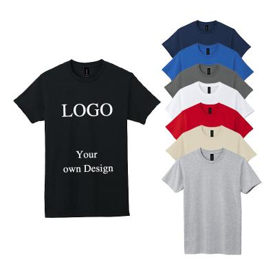 China Wholesale High Quality Custom Made Men's T-shirt Women's Breathable 100% Cotton T-shirts Plain Blank T-shirt With Printed Logo for sale