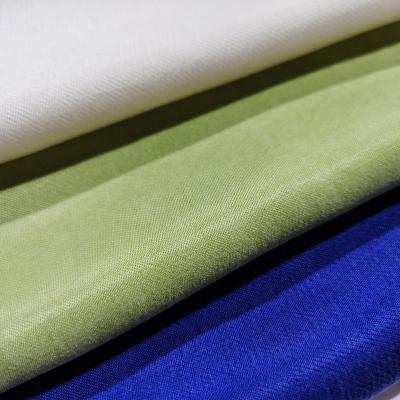 China Viable Cupro Viscose Flowy Drape Shiny Satin Twill Fabric Irregular Sand Wash For Garment for sale