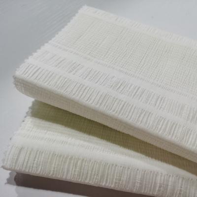 China Nylon/sustainable cotton/lightweight elastance jacquard stretc crepe cotton crepe woven fabric structured for fashion apparel customized for sale