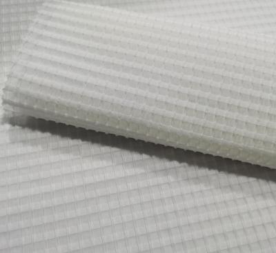 China Durable Polyester Elastane Jacquard Nylon Creep Screen Woven Textured Sheer Lightweight Stretch Fabric For Fashion Apparel for sale