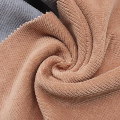 China ONE SIZE 360gsm Solid Dyed PD CVC Stretch Cotton Polyester Knitted Pulled Twill Velvet Fabric For Cover for sale