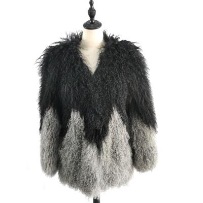 China 2019 New Women Winter Custom Made Anti-shrink Fashion Luxury Sheep Fur Coat for sale