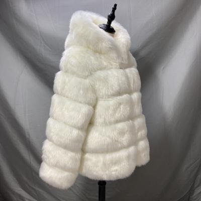 China 2021 Winter China Manufacturer Anti-Shrink Ladies Fashion Faux Fur Coats Women Faux Fur Coat Faux Fur Coat White Fox Fur Coat for sale