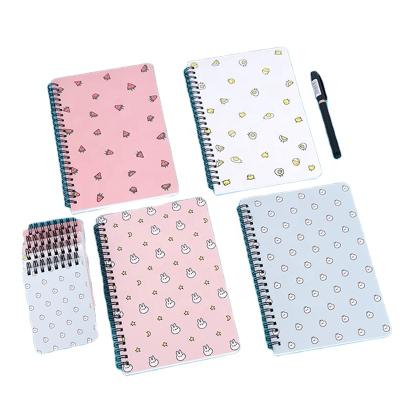 China Cute custom a5 spiral notebook hardcover school notebook perfect binding catoon print for sale