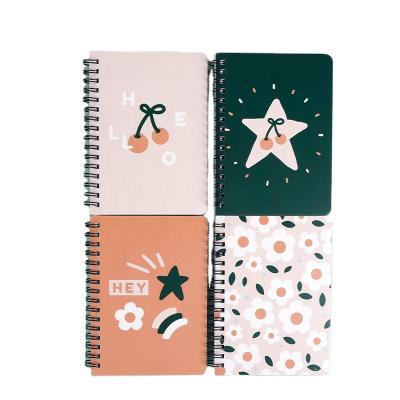 China High Quality A4 Spiral Notebook Hardcover Spiral Notebook Custom Design Diary Notebook Free Sample Notebook Supplier for sale