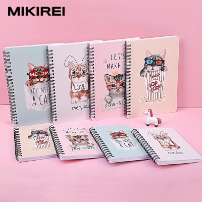 China Wholesale Custom Printed Recyclable Single Color Stationery Pages Spiral Notebook for sale