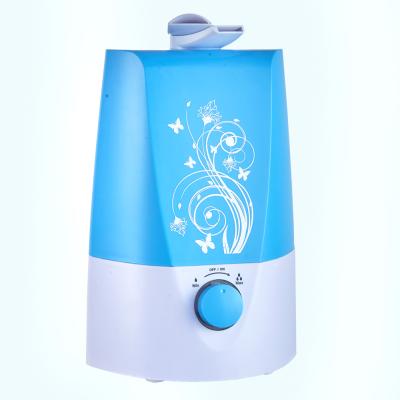 China Hotel 2.6L Ultrasonic Home Cool Mist Air Humidifier with Double Spout and Fragrance Box for sale