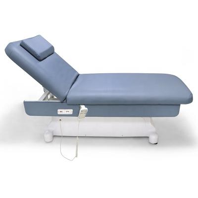 China With Blue Color USB PVC Adjustable Soft Leather Towel Holder Electric Beauty Massage Bed for sale