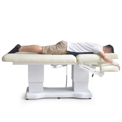 China 4 Motors Electric Table Massage Bed Modern Electric Furniture Chair Spa Bed Therapy Massage Salon Beauty Massage Beds for sale