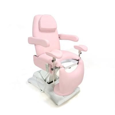 China With electric motor 3 section gynecology examination chair clinic bed wheel caliper examination gynecological table for sale