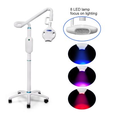 China For Commercial Portable Medical Laser Teeth Whitening Lamp Machine Professional 8 LED Light Dental Teeth Whitening Machine for sale