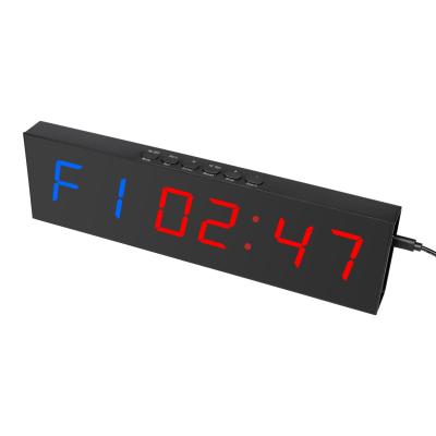 China Multifunctional ABS Stopwatch Tabata FGB Timer Clock Gym LED Timer for Indoor Gym Fitness for sale