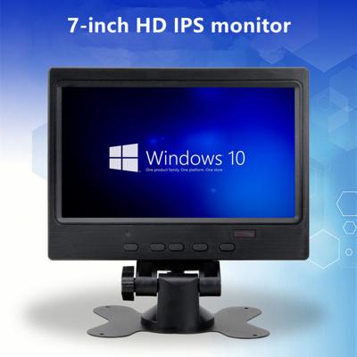 China 7 Inch IPS Car Display HD-MI VGA Input TFT LCD Desktop Monitor with 7 Inch Speakers for sale