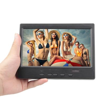 China Cheap Price Car Rearview Widescreen LCD Monitor 7 Inch Car LCD Display Screen With 7 Inch Speakers for sale