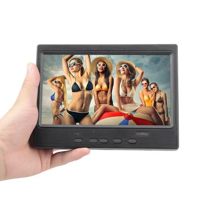 China OEM/ODM Support High Performance Bus TV Monitor AV HD VGA Input 7 Inch 7 Inch Car LCD Monitor for sale