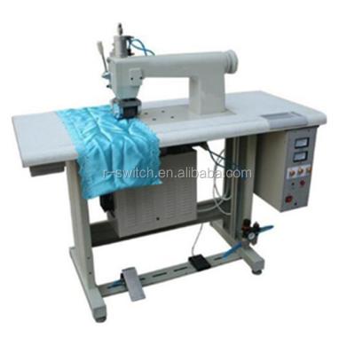 China Garment shops factory sales automatic ultrasonic fusion machine/ultrasonic seamless fusion machine/fabric fusion machine for sale