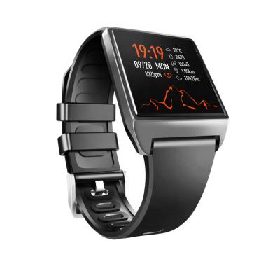 China 2020 New Smart Watch IP68 Big Color Screen Sports Wristband Monitoring Sound Sleep Metal Shell W2 180mAh for sale