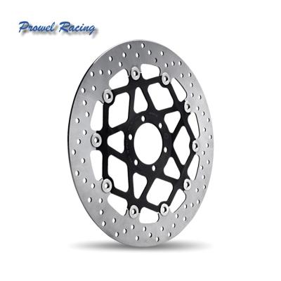 China stainless steel & alloy 320 mm stainless steel motorcycle brake floating disc for sale