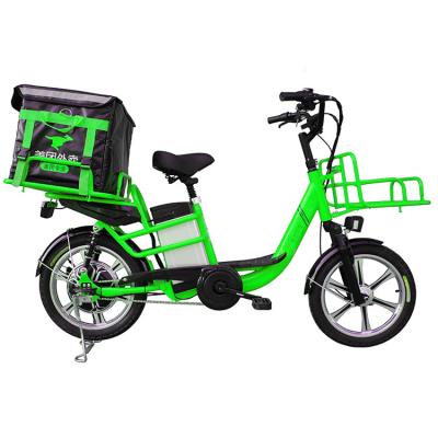 China Electric Motor 350W Battery 48V 20Ah Electric Bicycle Standard Popular 18 Wheel City Electric Take-Away Electric Bicycle for sale