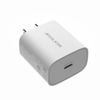 China UniversalÂ   Office ODM British Eu OEM Logo Factory Wholesale Travel Fast Us Plug Home Type AC Wall Charger Power PD Phone 30w Usb Adapter for sale