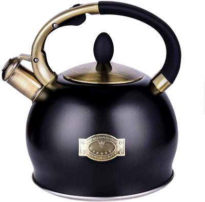 China New Arrival 304 Stainless Steel Water Kettle Sustainable Whistling Tea Kettle for sale